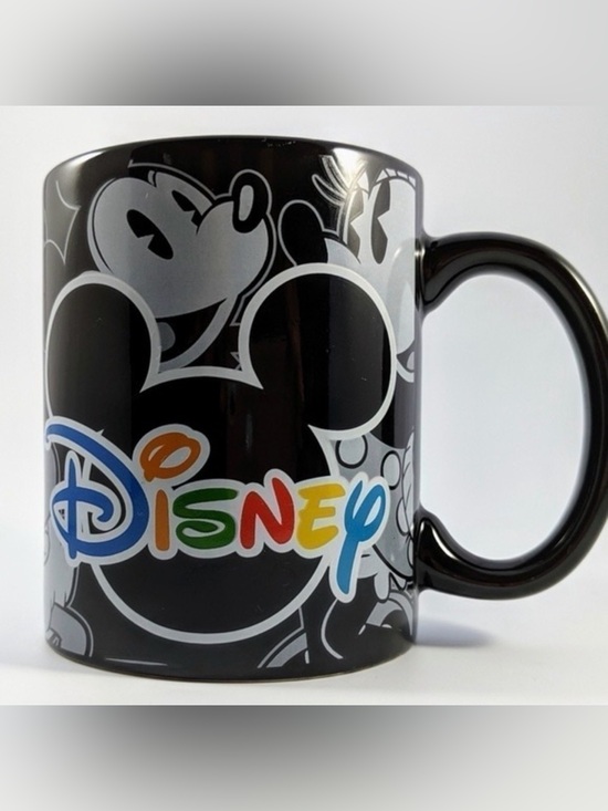 Jerry Leigh Other - Disney Mickey Mouse Mug Black Coffee Cup Mickey Minnie Goofy Donald